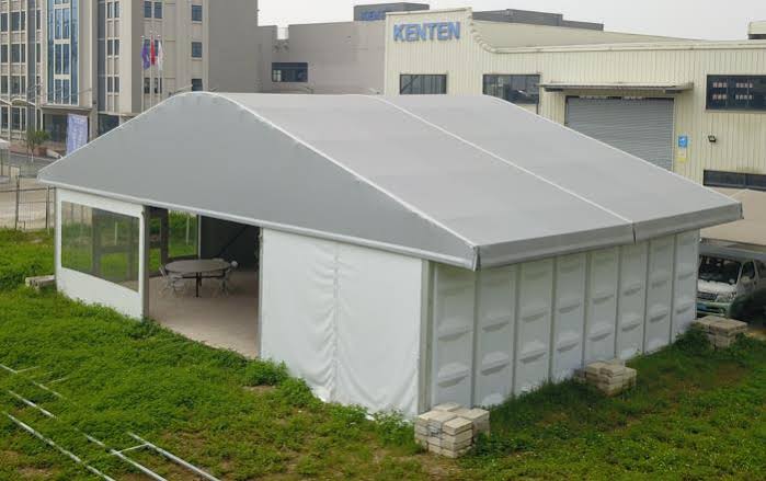 Arcum tent side view - Buymarqueetents | Tents and Marquees Nigeria