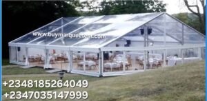 15x30m transparent party and wedding tent.