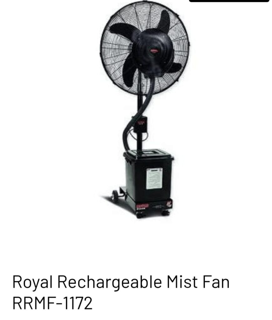 25 inch and 4 blades mist fan 023