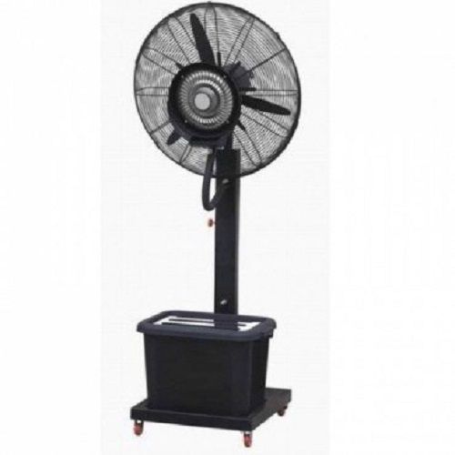 26 inch, 3 blades mist fan. Good cooling with water and blocks