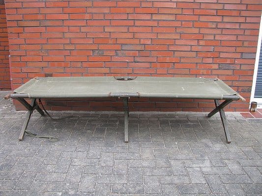 Us military folding bed