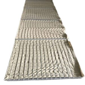 Welded mesh defensive barrier