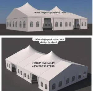 Double peak event centre n church tent